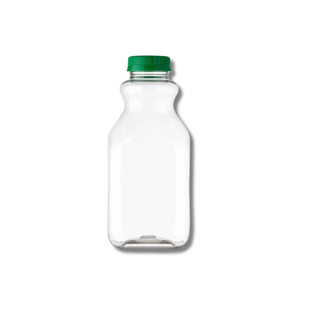 32 oz. Juice Bottle Decanter Clear Plastic