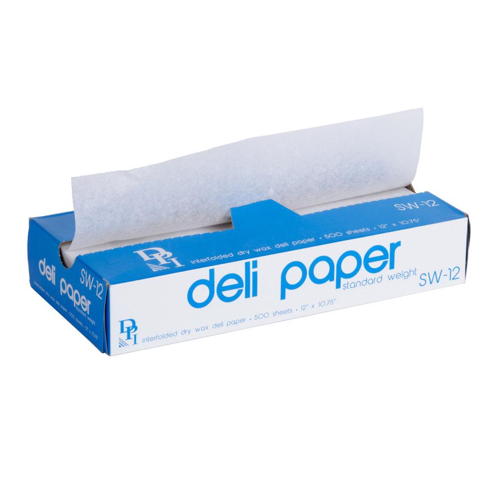 McNairn 10x 10.75 Wax Deli Paper Pack 12 / 500 - Advanced Safety Supply,  PPE, Safety Training, Workwear, MRO Supplies