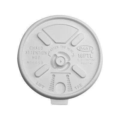 12, 14,16, 20 & 24 oz. Coffee Lids Lift-N-Lock