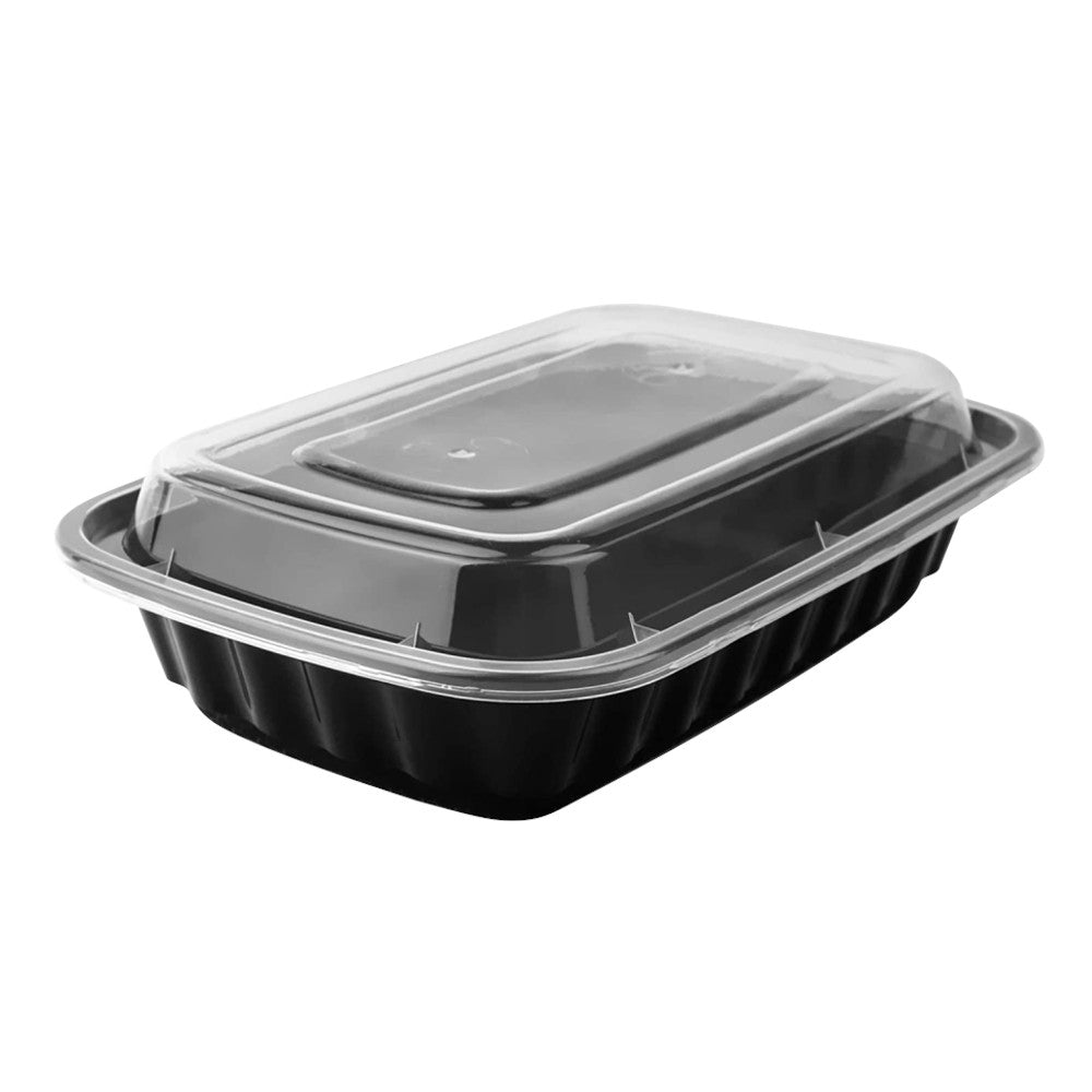 Take out Container with Lid Microwaveable-Rectangular 32 Oz - 150